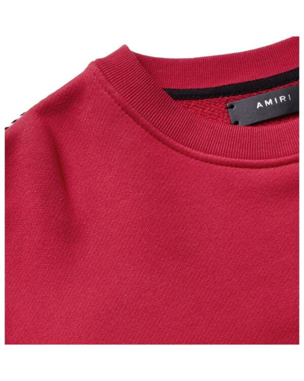 64 amiri red dragon outline crewneck pull rouge detail 1