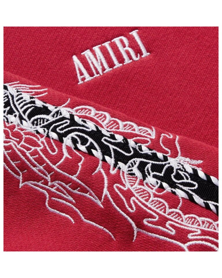 64-amiri-red-dragon-outline-crewneck-pull-rouge-detail-2