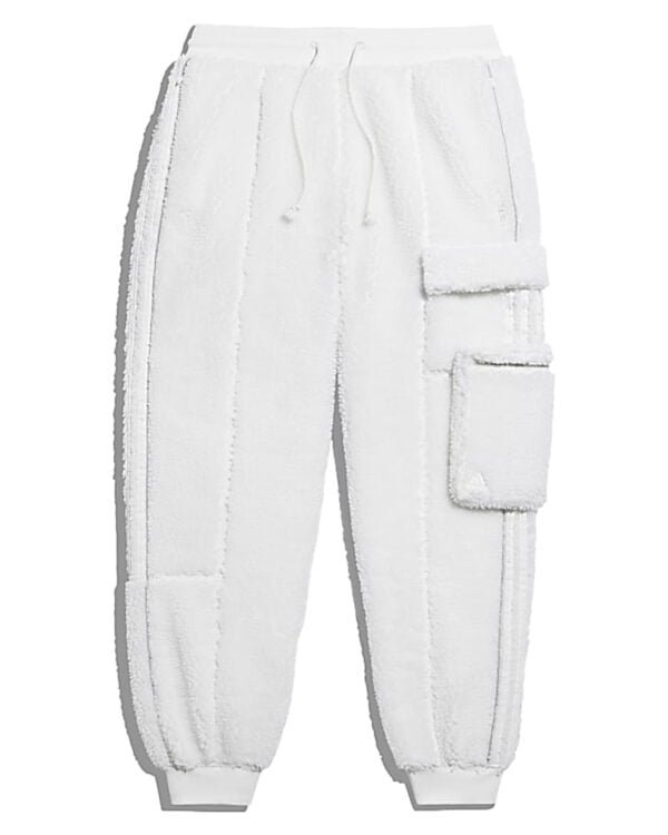 adidas ivy park teddy cargo sweat pants pantalon blanc face