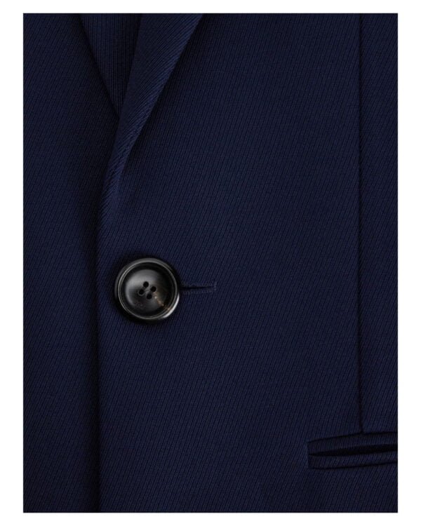 ami manteau a simple boutonnage bleu detail