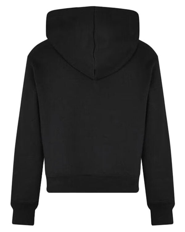 amiri logoed hoodie sweatshirt noir dos