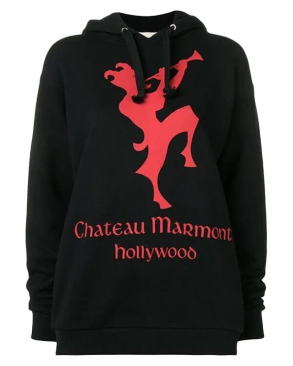 gucci chateau marmont jersey hoodie sweatshirt noir face