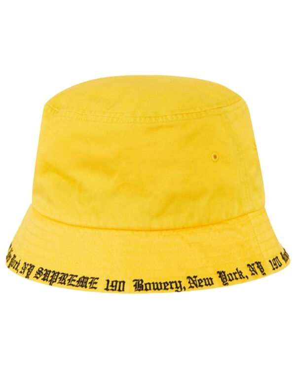 supreme embroidered brim crusher bob jaune